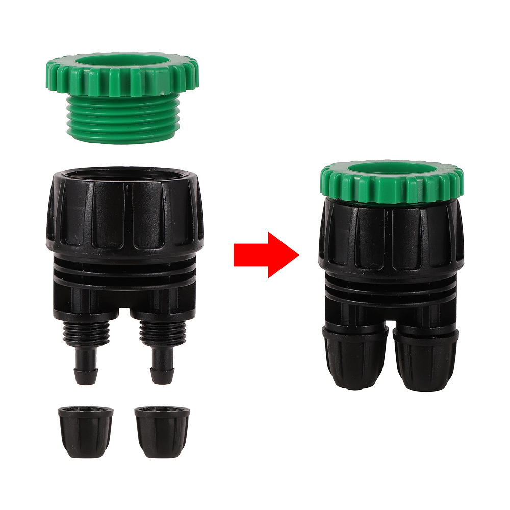 3/4" Female Thread to 1/4" Hose Adapter Connector with European/American Standard