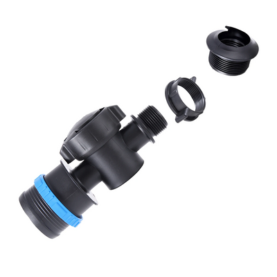 20/25/28/32/40/50/63mm Drip Tape Bypass Valve Agriculture Micro Drip Irrigation Lock Ring Offtake Valve