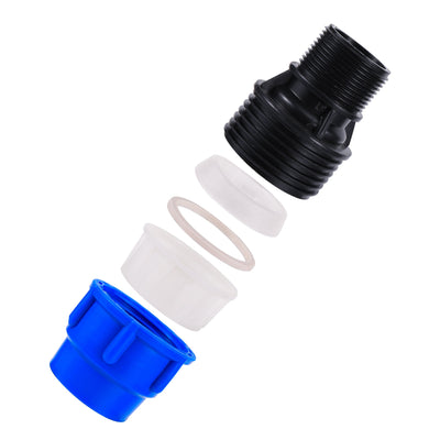 1/2" 3/4" 1" 1.2" 1.5" Male Thread to 20/25/32/40/50mm PE Pipe Reduce Connector Compression Fittings