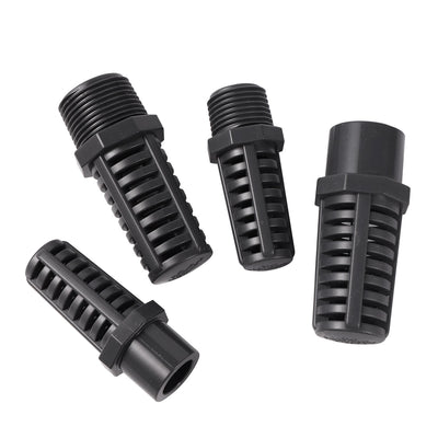 1/2" 3/4" Male Thread Strainer Garden Permeable Cap Mesh Aquarium Suction/Overflow Drain Tool