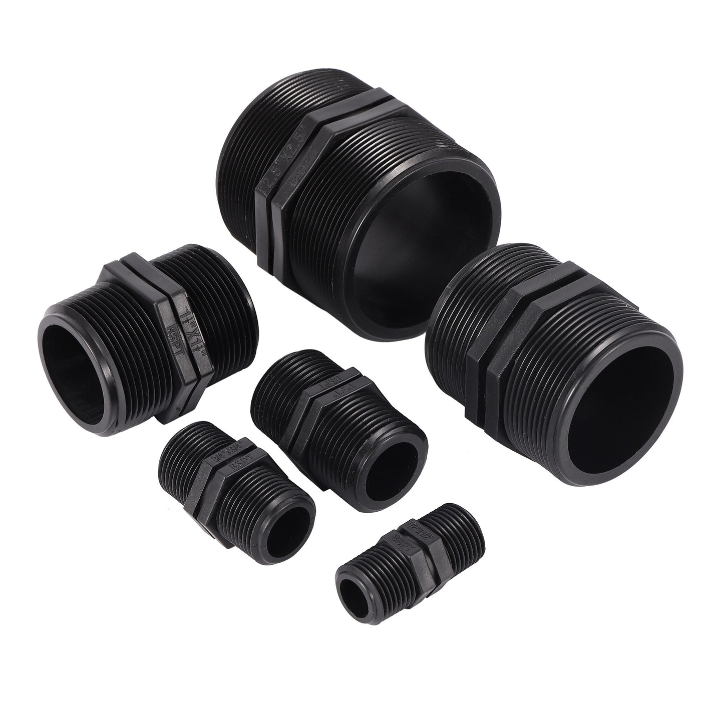 1/2 3/4 1 1.5 2 2.5 Inch Male Thread Adapter Garden Irrigation Water Pipe Threaded Connector Tank Coupling Fitting