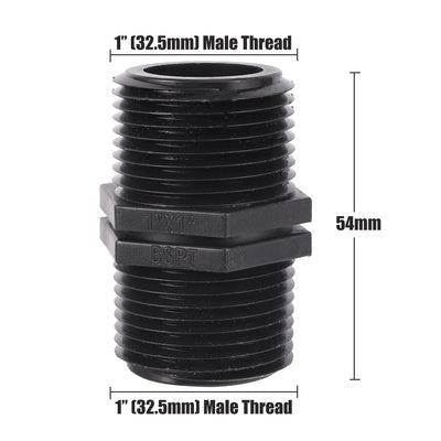 1/2 3/4 1 1.5 2 2.5 Inch Male Thread Adapter Garden Irrigation Water Pipe Threaded Connector Tank Coupling Fitting