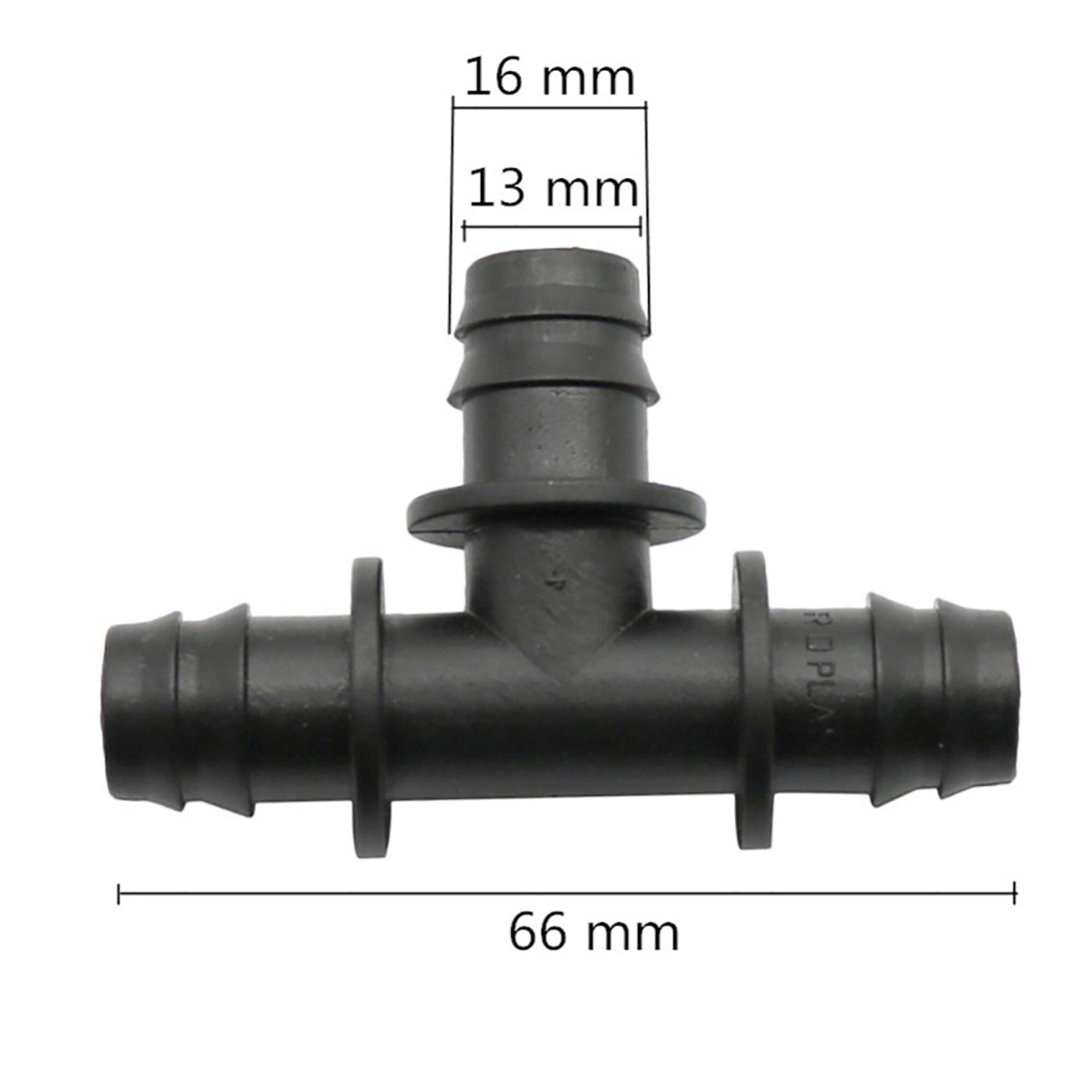 1/2 inch Drip Irrigation Hose Tee Fittings Hose Barb Connector