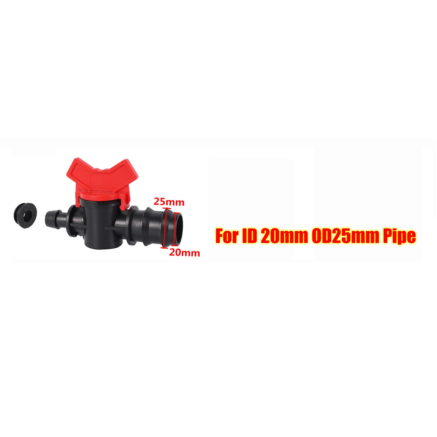 16/20/25mm Mini Drip Valve Hose Control Valve Irrigation Drip Pipe Bypass Valve