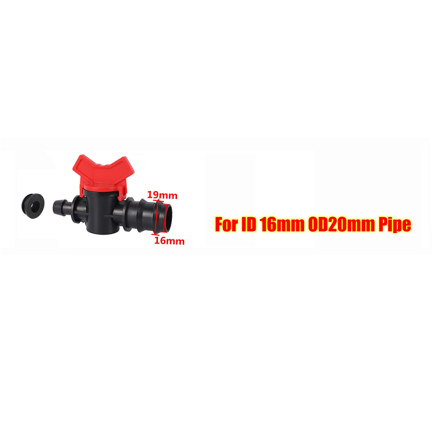 16/20/25mm Mini Drip Valve Hose Control Valve Irrigation Drip Pipe Bypass Valve