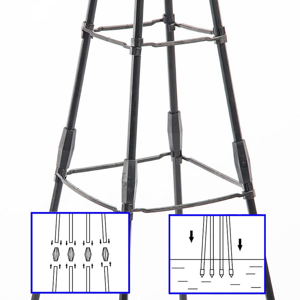 Garden Reinforced Flower Stand Decoration Adjustable Climbing Vine Support Trellis