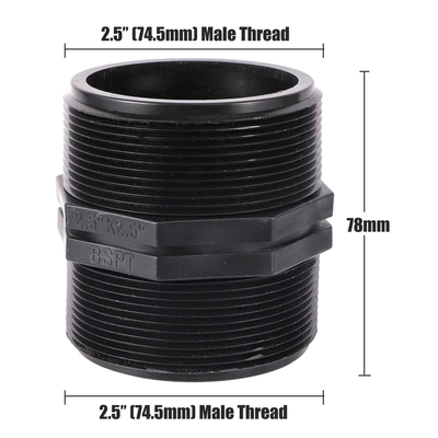 1/2 3/4 1 1.5 2 2.5 Inch Male Thread Adapter Garden Irrigation Water Pipe Threaded Connector Tank Coupling Fitting