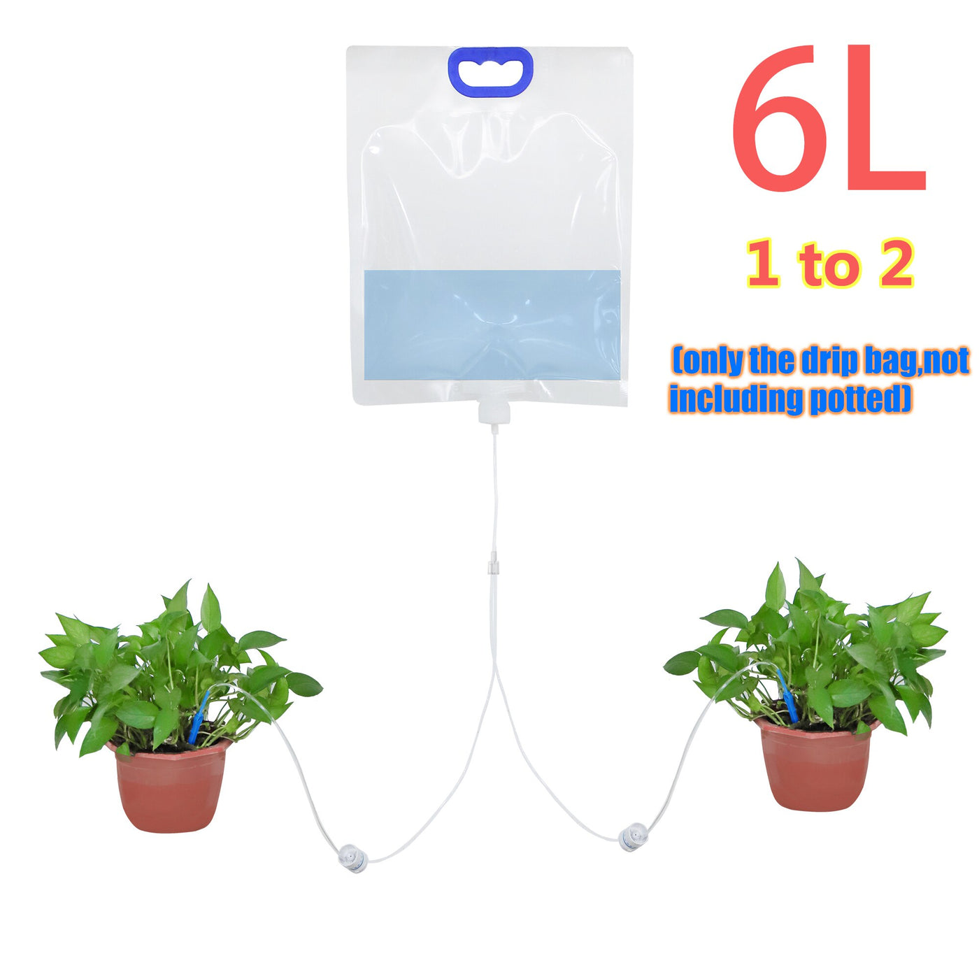 3L 3.5L 6L Adjustable Plants Watering Dripper Fertilize Self Watering Device Automatic Drip Irrigation Bag