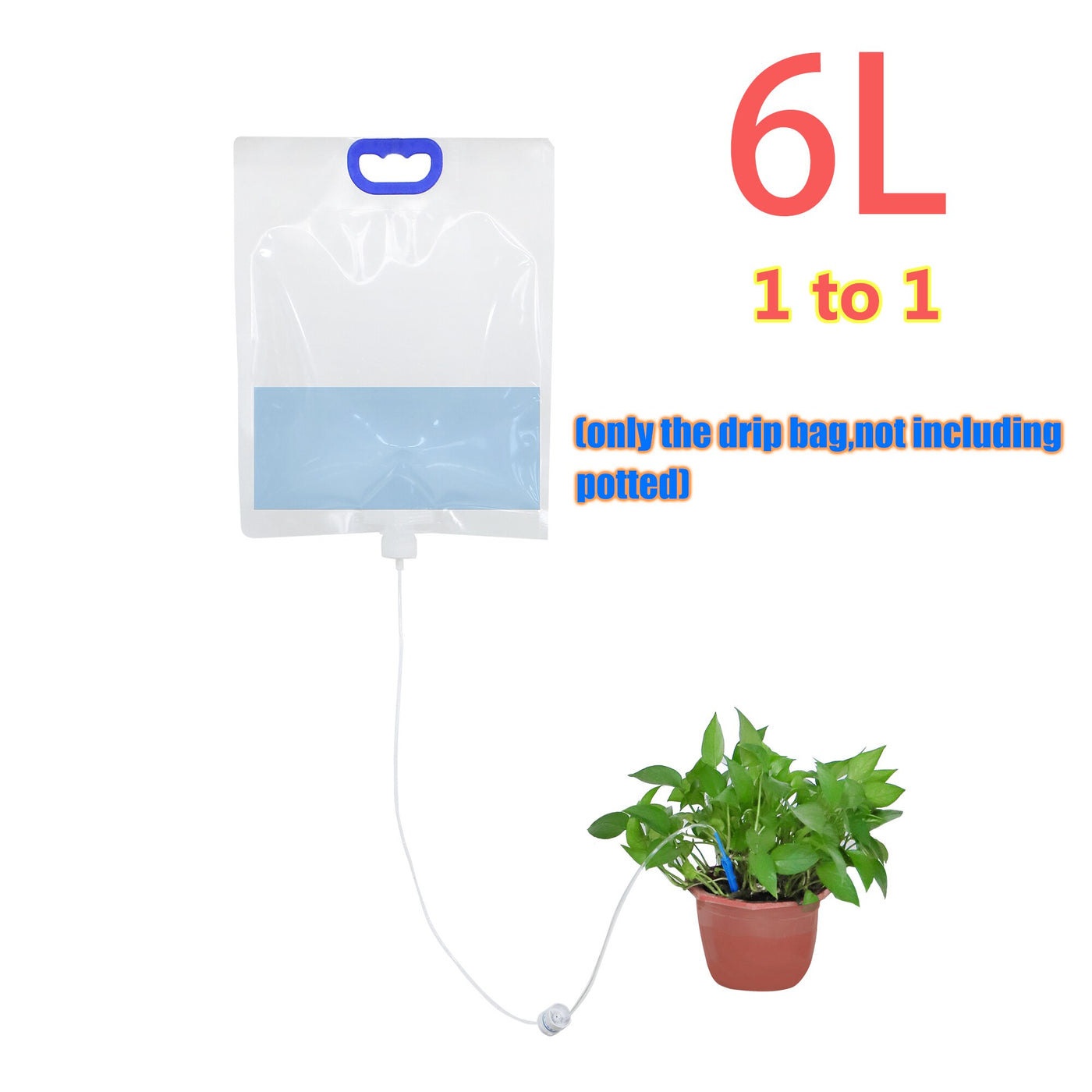 3L 3.5L 6L Adjustable Plants Watering Dripper Fertilize Self Watering Device Automatic Drip Irrigation Bag