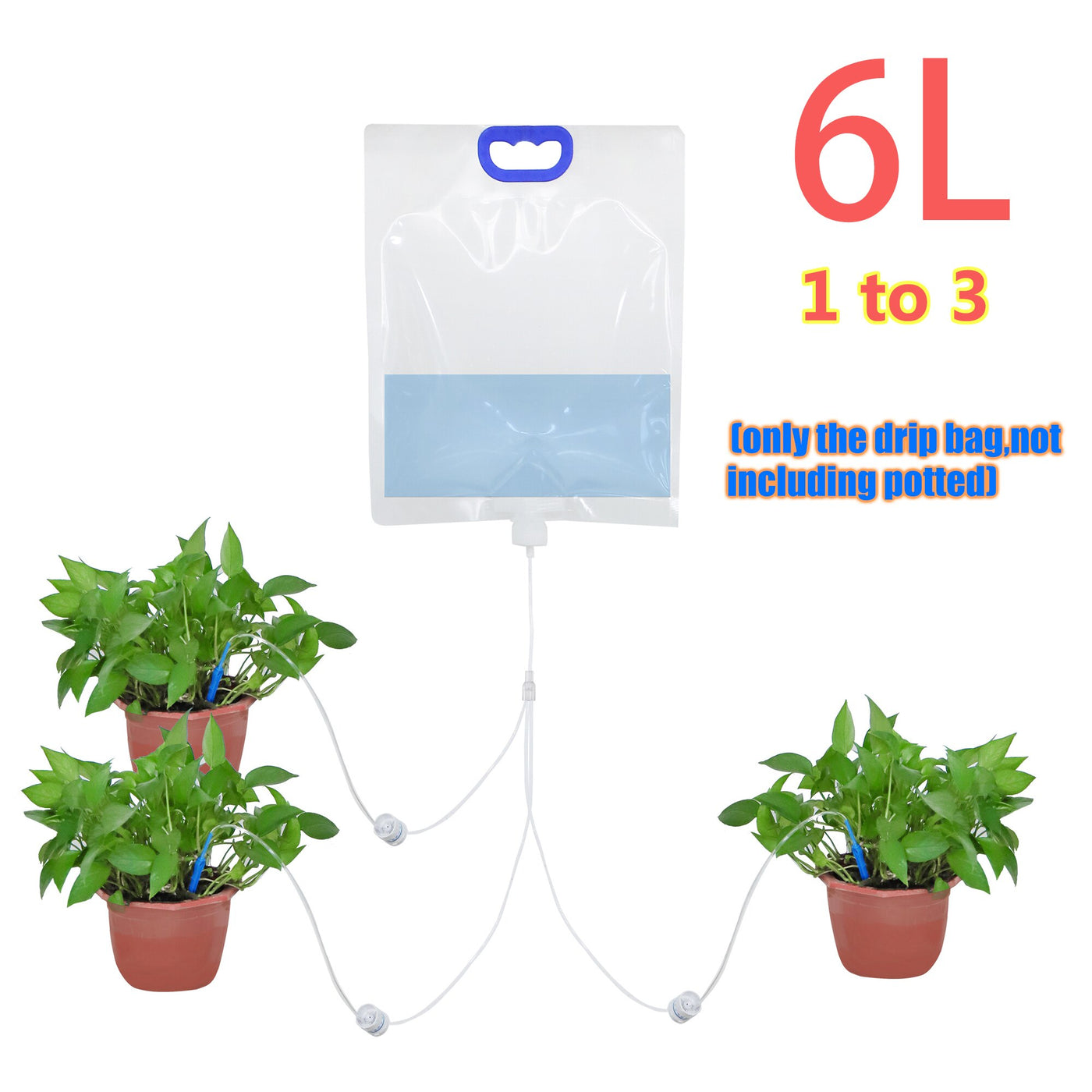 3L 3.5L 6L Adjustable Plants Watering Dripper Fertilize Self Watering Device Automatic Drip Irrigation Bag