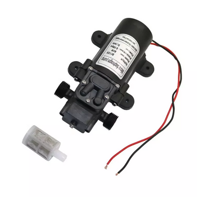 12V DC 60W Water Pump Micro Diaphragm Pump 18mm 1/2 inch Self Priming Booster Pump