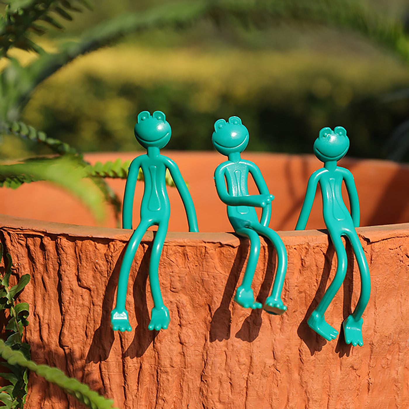 Frog Shaped Garden Plant Tie Twist Clips Garden Vine Stems Cranes Fixing Tool Pot Ties