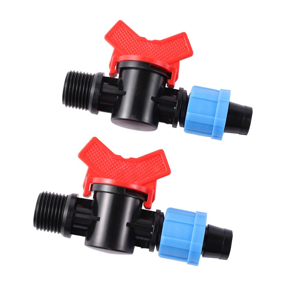 1/2" Male Thread to 16mm Locked Water Valve 16mm Drip Tape Connector