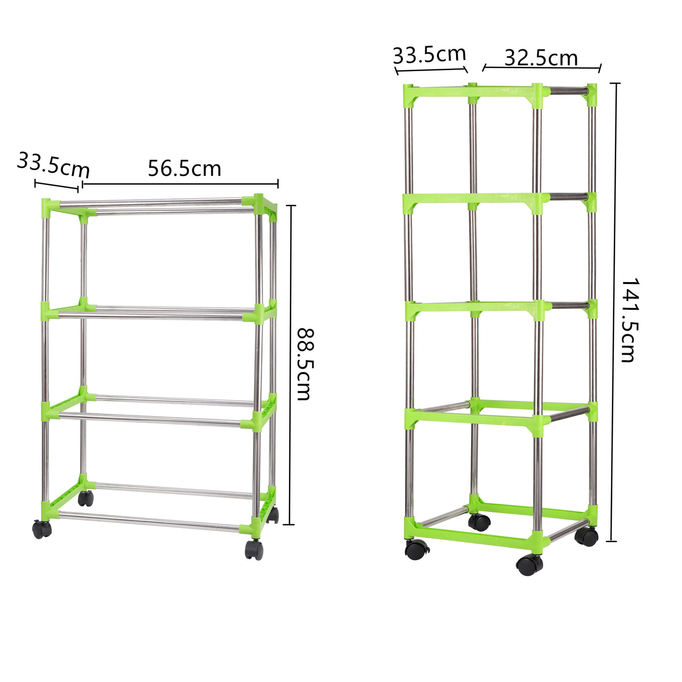 DIY Hydroponic Sprouting Planting Tray Shelves Seedling Frame Planter Shelf with Wheels