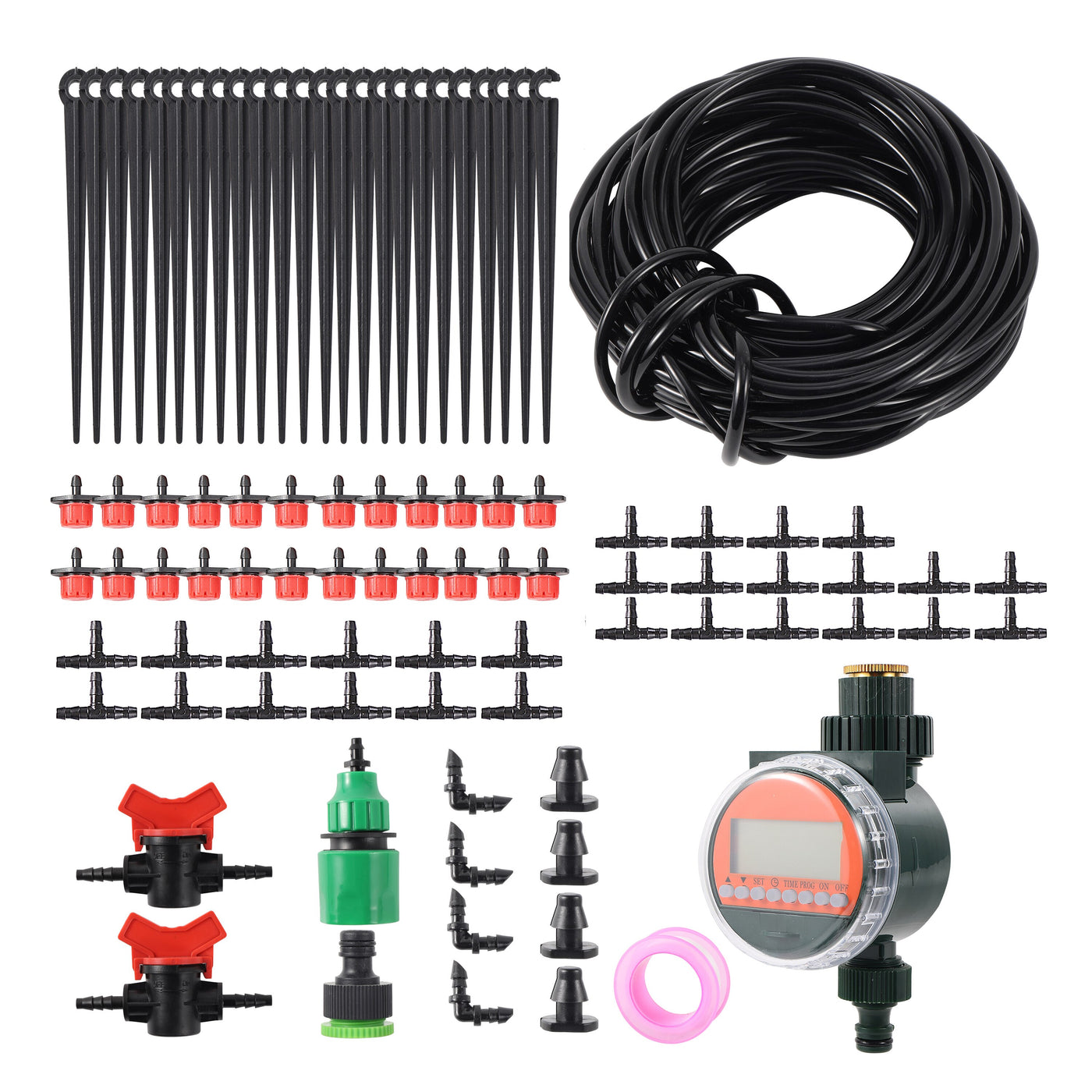 Automatic Garden Watering System Kits with Rainy Sensor Water Timer Micro Irrigation System