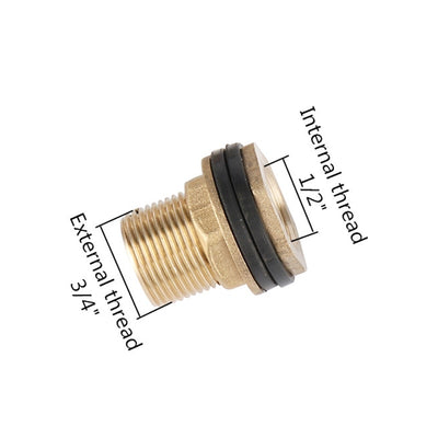 Garden 1/2" 3/4" 1" Male Thread To 3/8" 1/2" 3/4" Female Thread Brass Adapter Connector