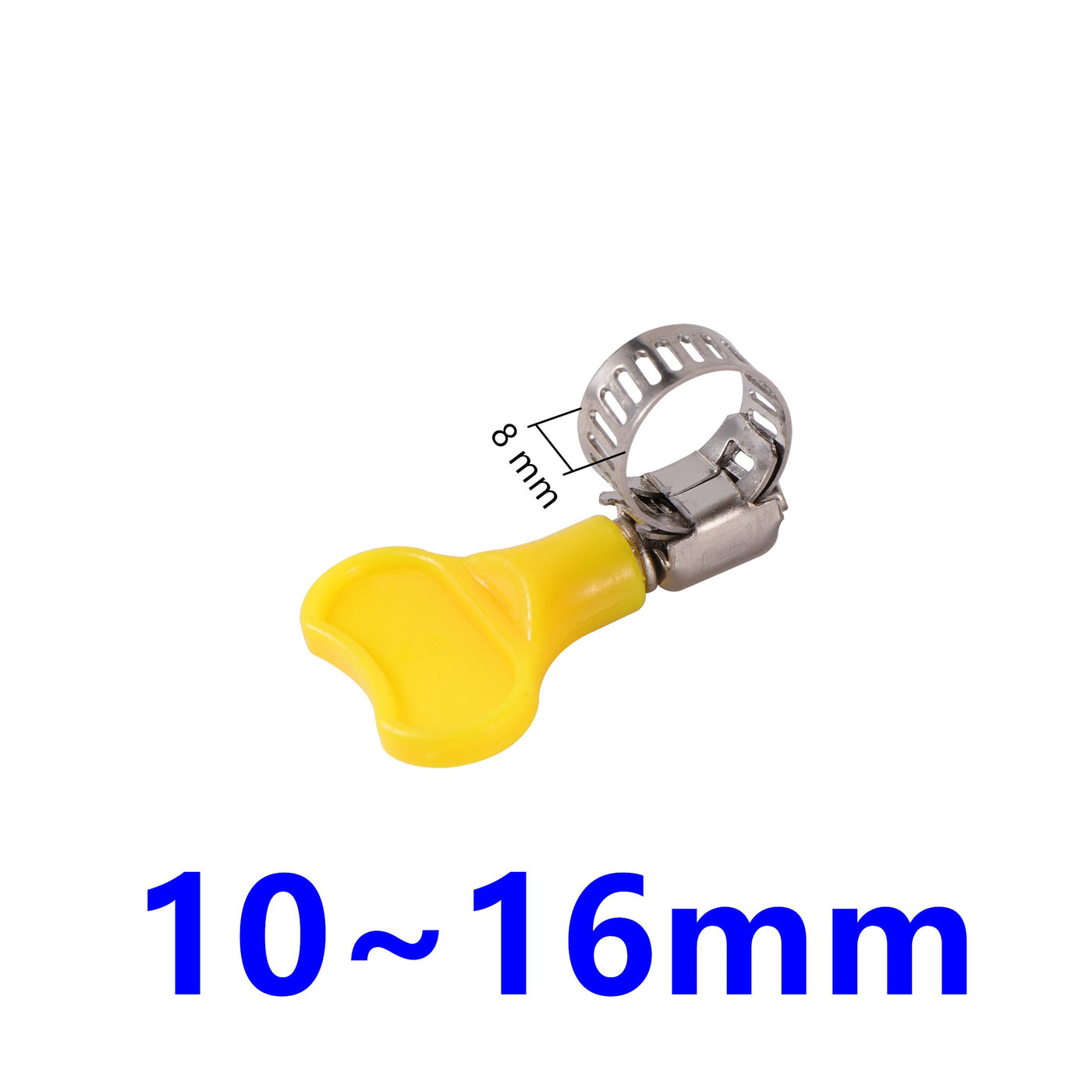 Adjustable Stainless Steel With Handle Hose Clamps Fastening Flexible Pipe Clips