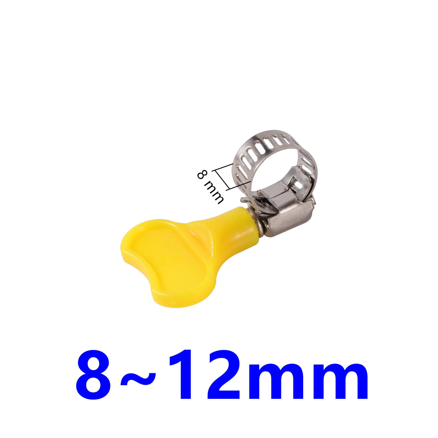 Adjustable Stainless Steel With Handle Hose Clamps Fastening Flexible Pipe Clips