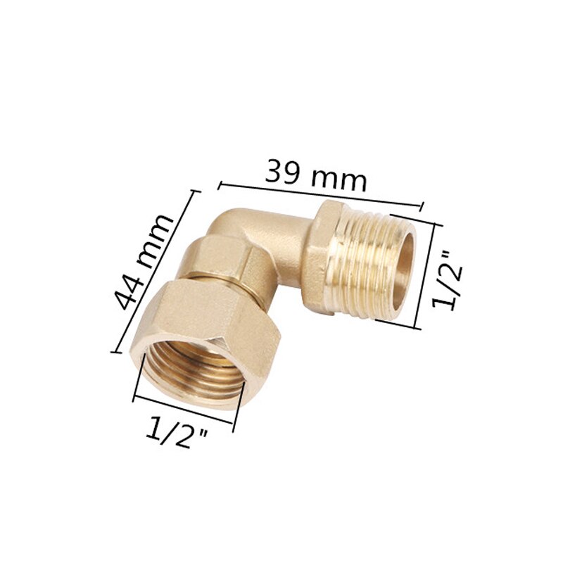 1/2" Male/Female Thread Brass Connector Plumbing Pneumatic Fittings