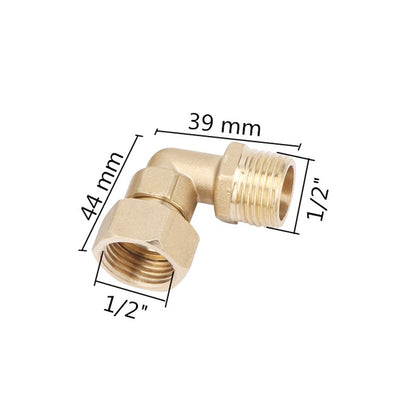 1/2" Male/Female Thread Brass Connector Plumbing Pneumatic Fittings