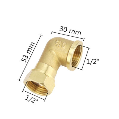 1/2" Male/Female Thread Brass Connector Plumbing Pneumatic Fittings