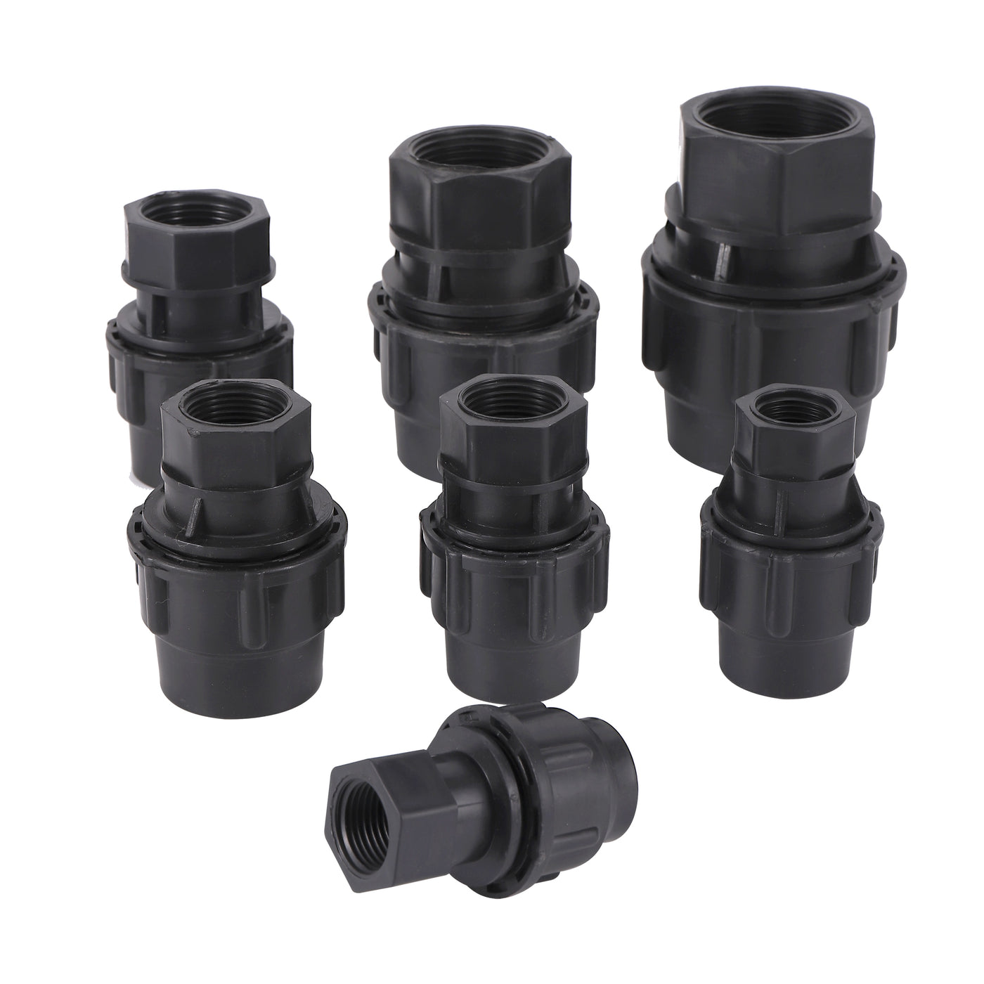 1/2" 3/4" 1" 1.2" 1.5" Female Thread to 20/25/32/40/50mm PE Pipe Conversion Fast Joint