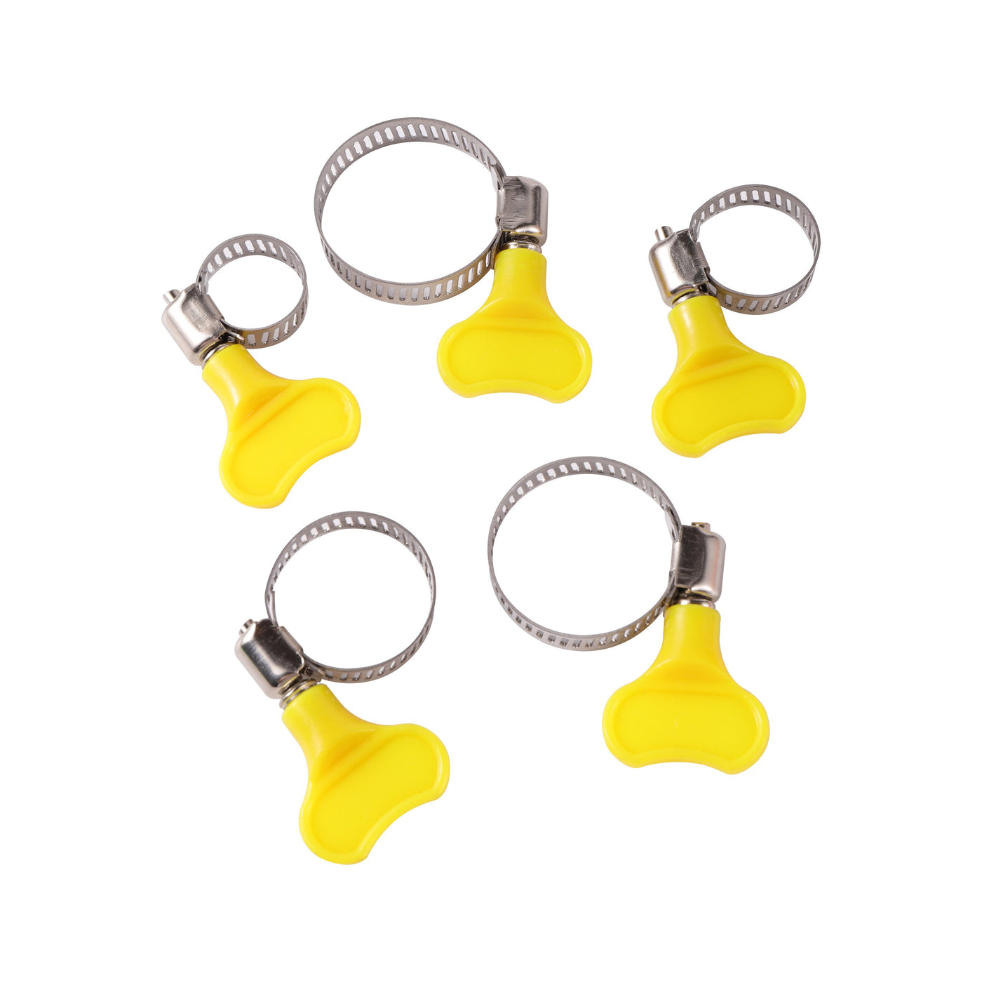 Adjustable Stainless Steel With Handle Hose Clamps Fastening Flexible Pipe Clips