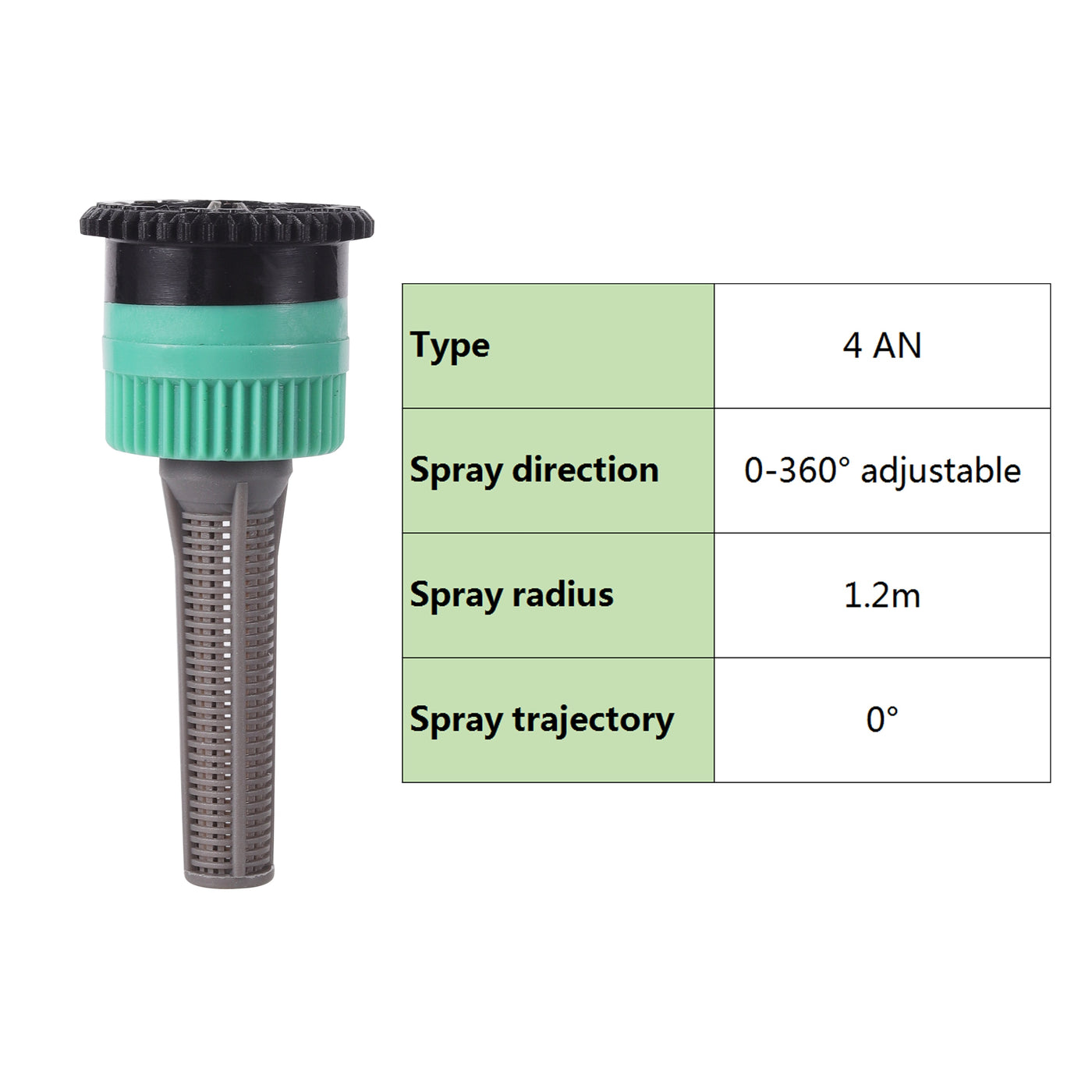 0~360 Degree Adjustable Pop-up Sprinkler Head Replacement Scattering Nozzles