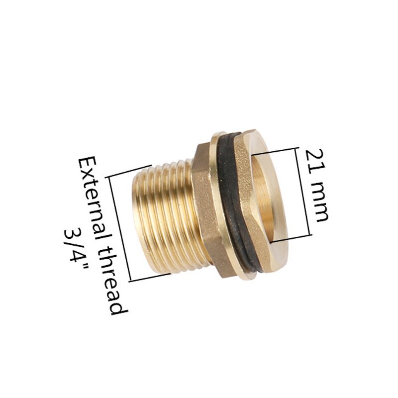 1/2" 3/4" 1" Male Thread Brass Thread Connector Adapter