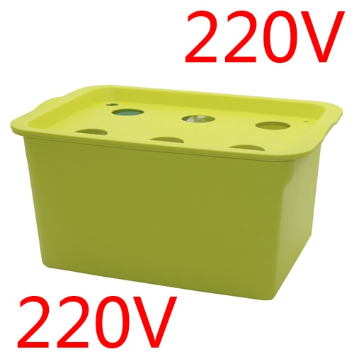 220V/110V 6 Holes Hydroponic Tools Cultivation Seedling Growing Box With Air Pump