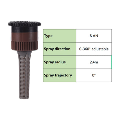 0~360 Degree Adjustable Pop-up Sprinkler Head Replacement Scattering Nozzles