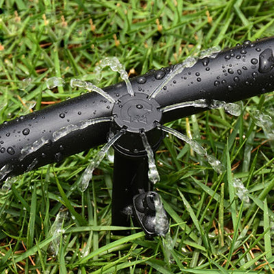 Adjustable 8 Hole Garden Irrigation Dripper with Stake