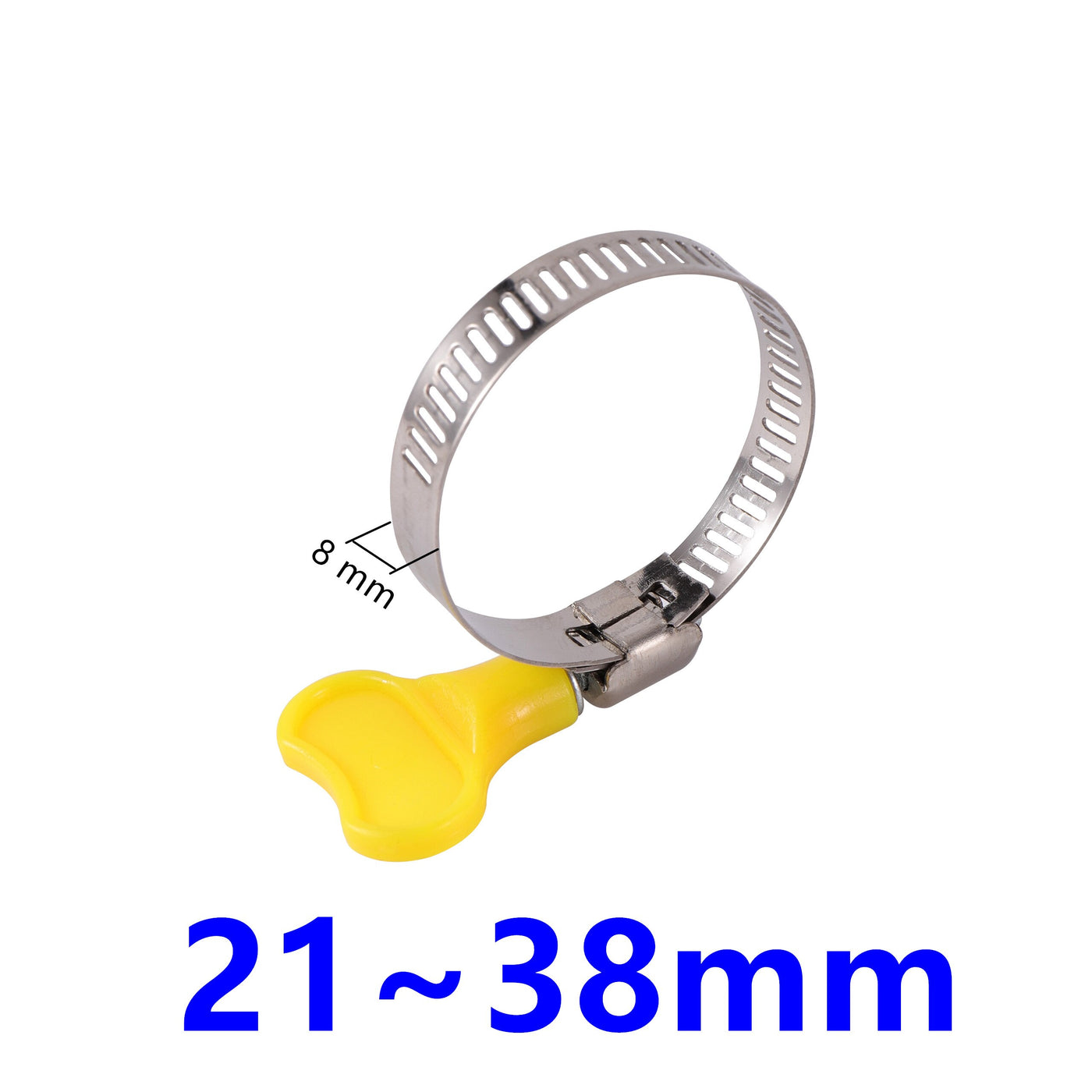 Adjustable Stainless Steel With Handle Hose Clamps Fastening Flexible Pipe Clips