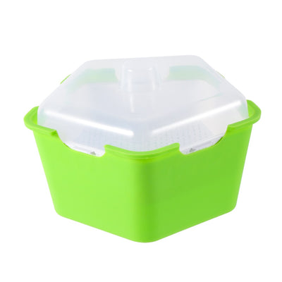 Pentagonal Plastic Sprouting Tray Bean Pea Hydroponic Nursery Seedling Tray