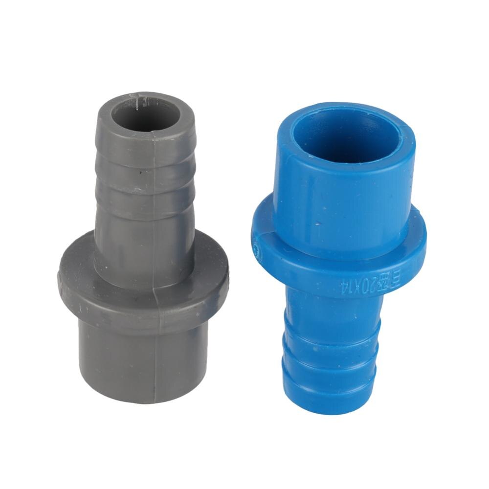 PVC Connectors ID 20mm to OD 8/10/12/14/16/18mm PVC Reducing Connector Garden Water Joint Water Tank Irrigation Pipe Adapter