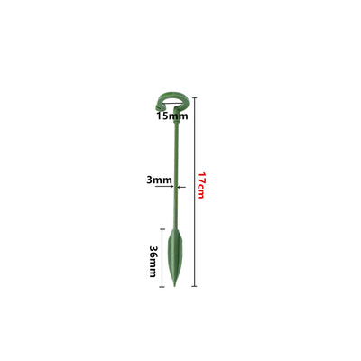 Garden Plant Stake Support Single Stem Support Rings Plant Twist Ties