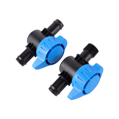 Irrigation System DN25 Pipe Valve Drip Tape Connector Drip Irrigation Valve