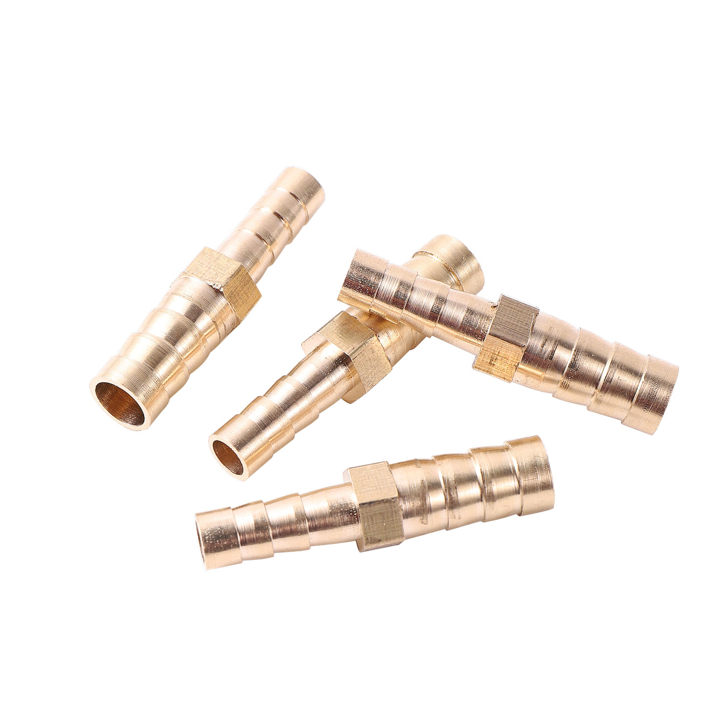 Brass Hose Fitting 6mm to 8mm Barbed Reducer Connector Brass Coupler Adapter