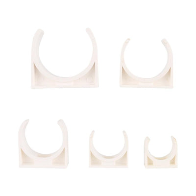 20/25/32/40/50mm PVC Pipe Clamp Plastic Lock Tube Fixed Snap Clip