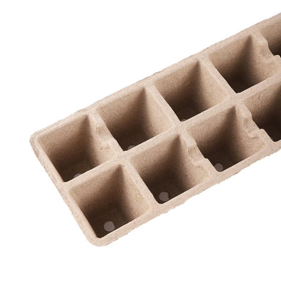 Biodegradable Paper Pulp 10 Cells Seeding Growing Tray Seedling Germination Nursery Pot