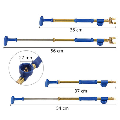 Garden Brass Manual Spray Gun Adjustable Water Pressure Atomization Sprayer Gun