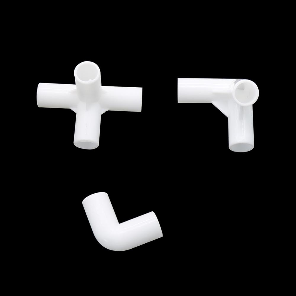 12mm PVC Straight Elbow Cross Connector Joint 60 90 120 135 Degree PVC Pipe Fittings