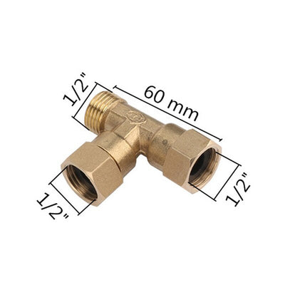 1/2" Male/Female Thread Brass Connector Plumbing Pneumatic Fittings