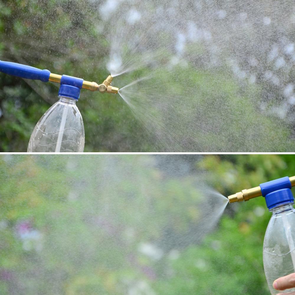 Garden Brass Manual Spray Gun Adjustable Water Pressure Atomization Sprayer Gun