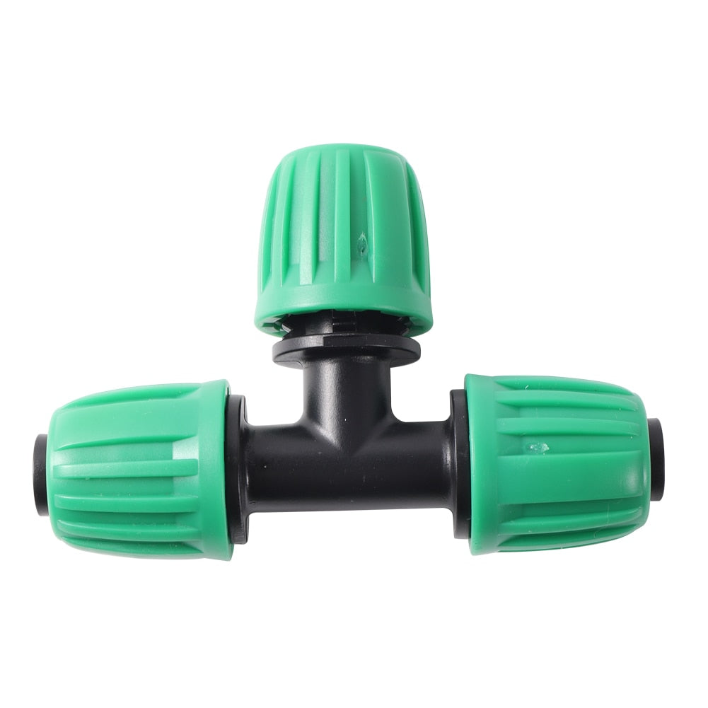 Straight Elbow Tee 16mm PE Pipe Locked Connector