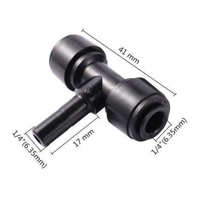 1/4'' Pipe Tee Plug Elbow Quick Connector for Garden Misting System