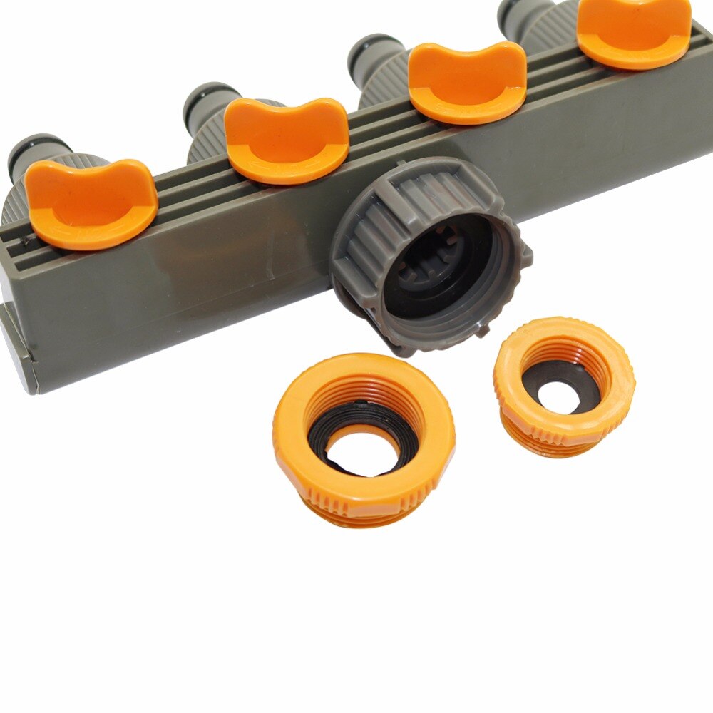 4 Way Garden Hose Splitters Water Faucet Adapter