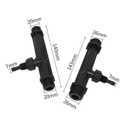 1/2 3/4 inch Irrigation Venturi Fertilizer Mixer Ozone Injector