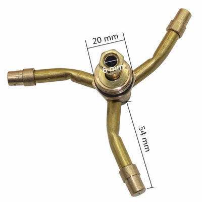 360 degree Automatic Rotating Brass Sprinkler Head