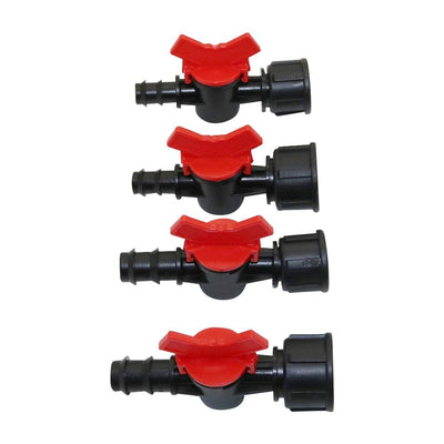 1/2" 3/4" to 12mm 15mm Hose Water Valve Garden Drip irrigation Valve